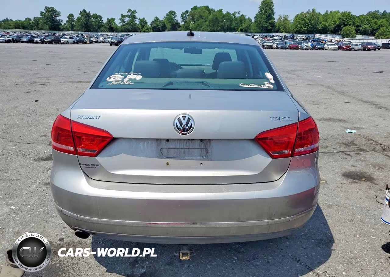 2013 Volkswagen Passat Sel VIN:1VWCN7A35DC050880 - 6