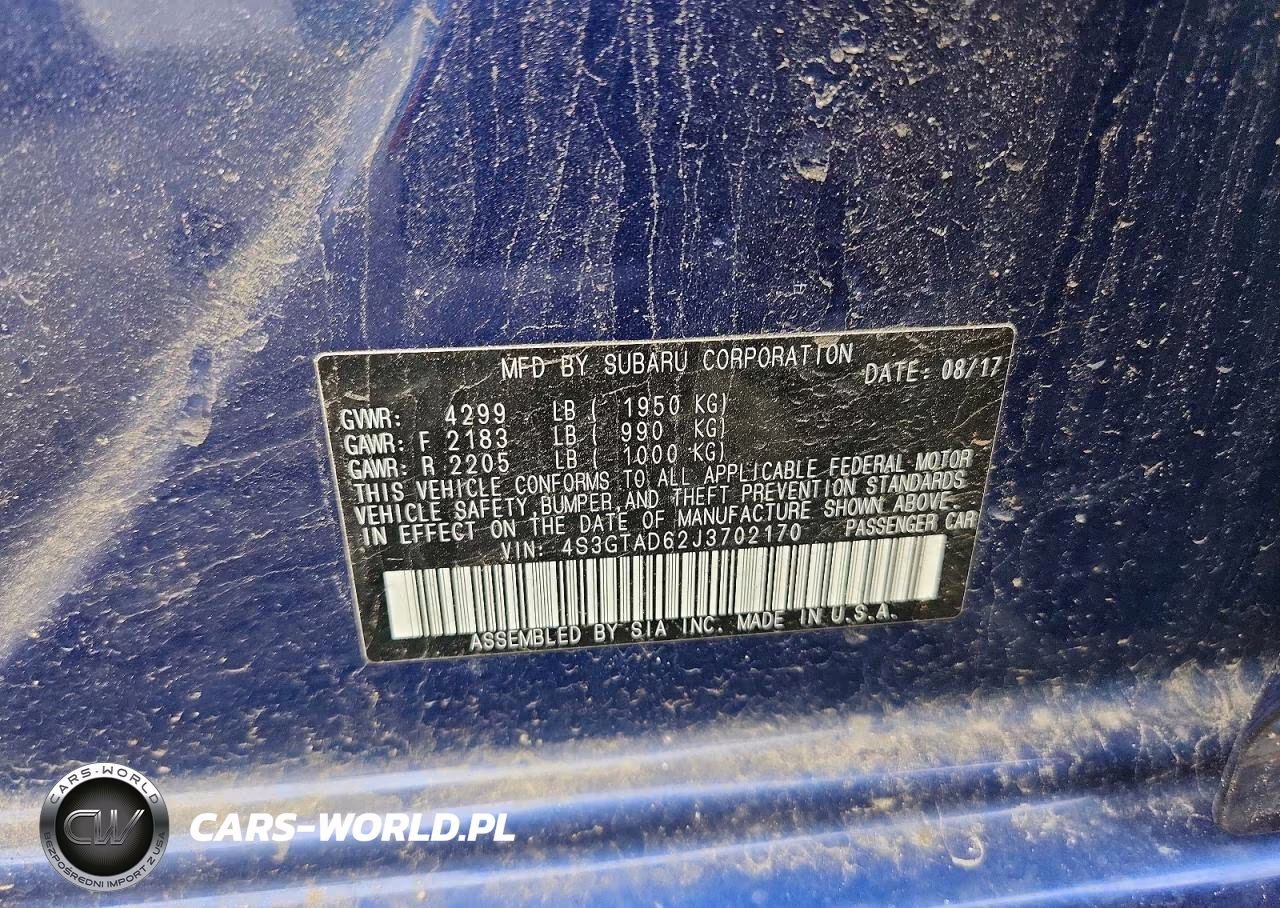 2018 Subaru Impreza Premium Plus VIN:4S3GTAD62J3702170 - 13