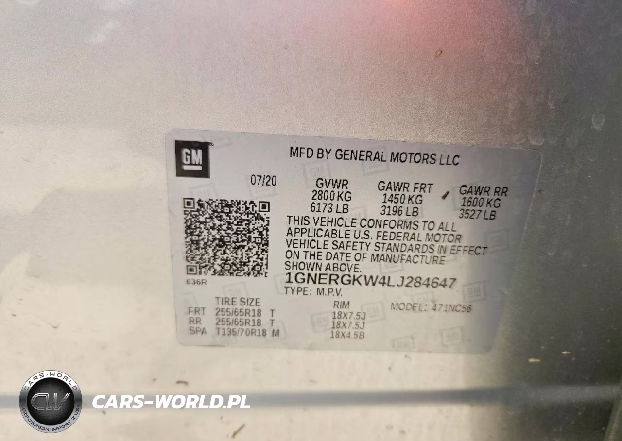 2020 Chevrolet Traverse Lt VIN:1GNERGKW4LJ284647 - 13