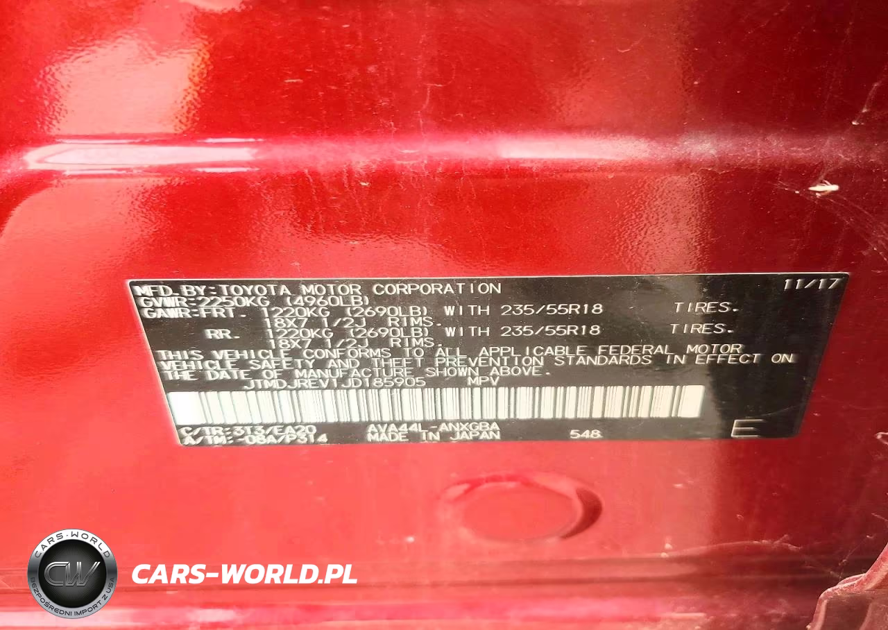 2018 Toyota Rav4 Hv Limited VIN:JTMDJREV1JD185905 - 13
