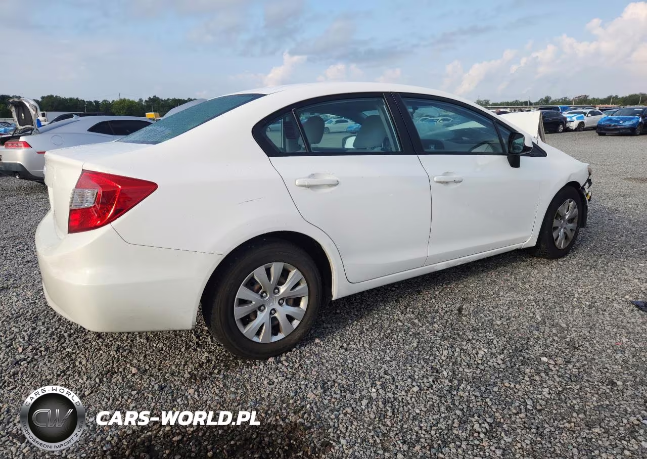2012 Honda Civic Lx VIN:19XFB2F53CE078643 - 3