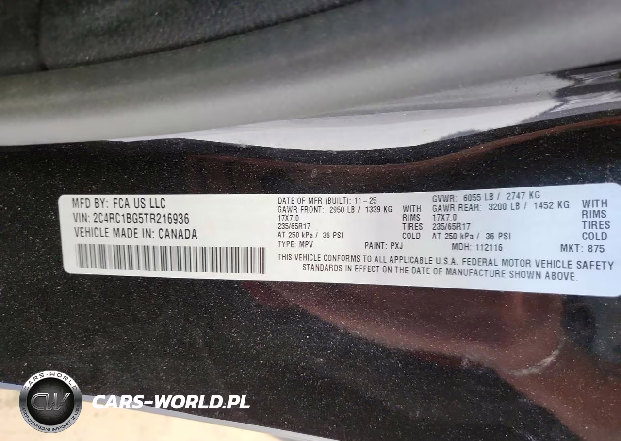 2026 Chrysler Pacifica Select VIN:2C4RC1BG5TR216936 - 13
