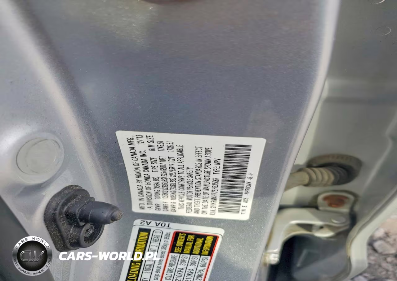 2014 Honda Cr-V Exl VIN:2HKRM4H77EH635067 - 13