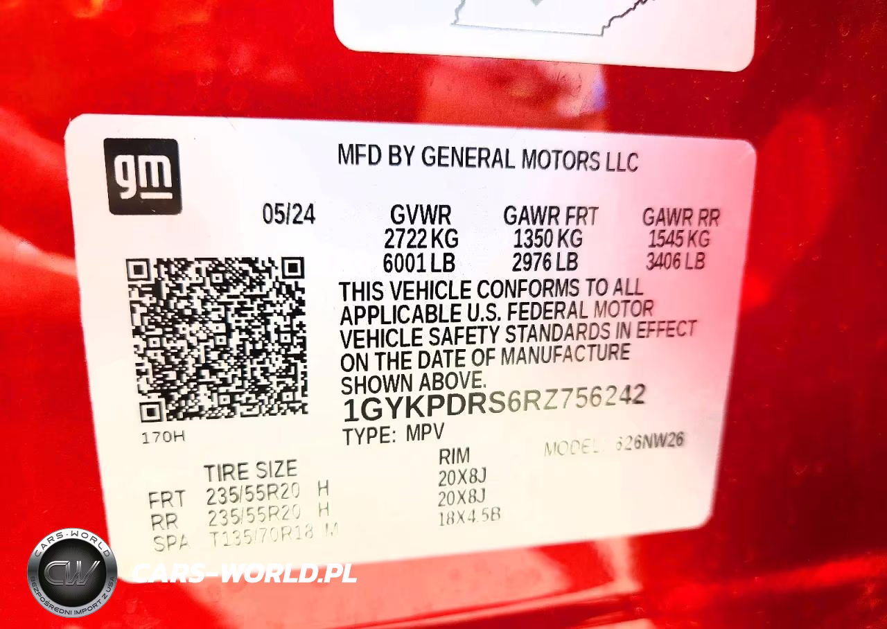 2024 Cadillac Xt6 Premium Luxury VIN:1GYKPDRS6RZ756242 - 13
