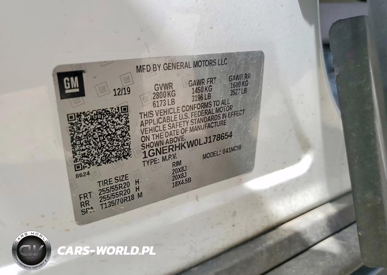2020 Chevrolet Traverse Lt VIN:1GNERHKW0LJ178654 - 13