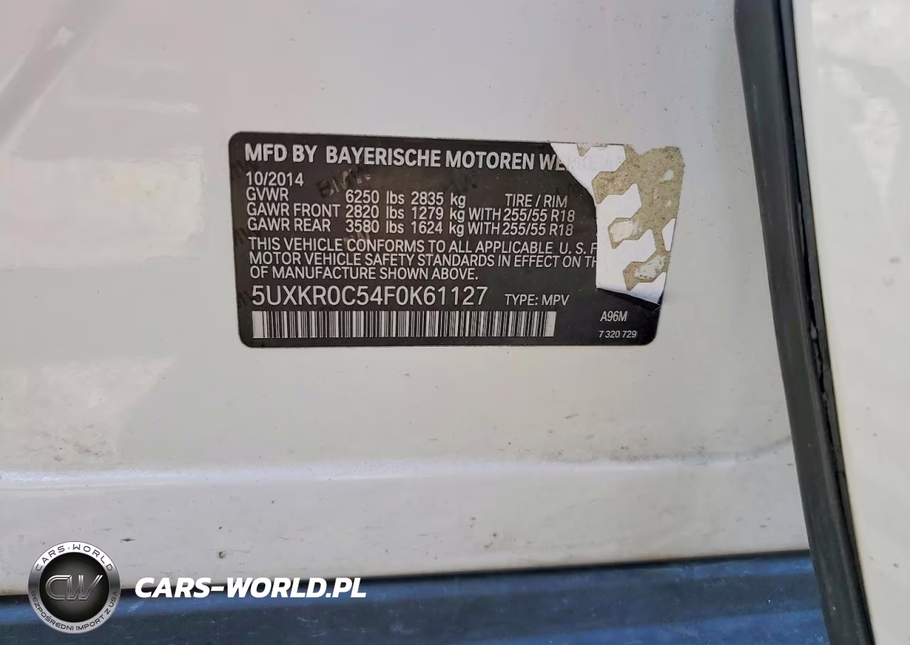 2015 BMW X5 xDrive35I VIN:5UXKR0C54F0K61127 - 13