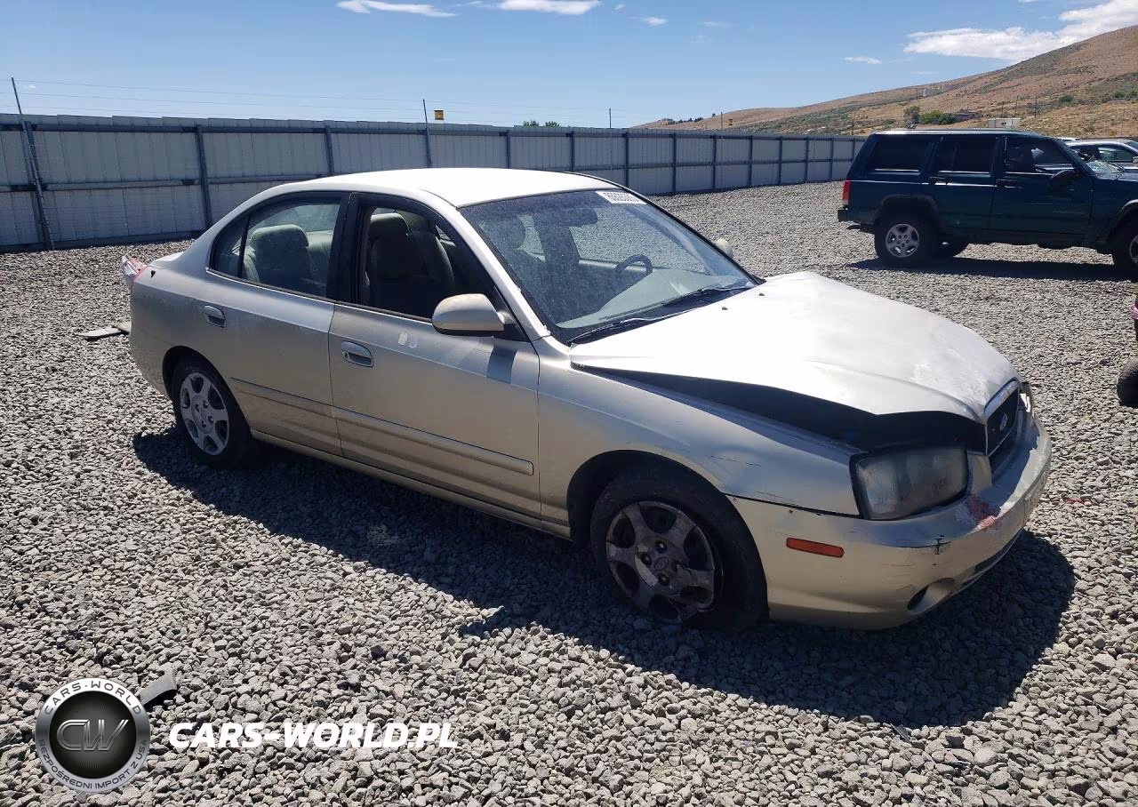 2001 Hyundai Elantra Gls VIN:KMHDN45D81U091224 - 4