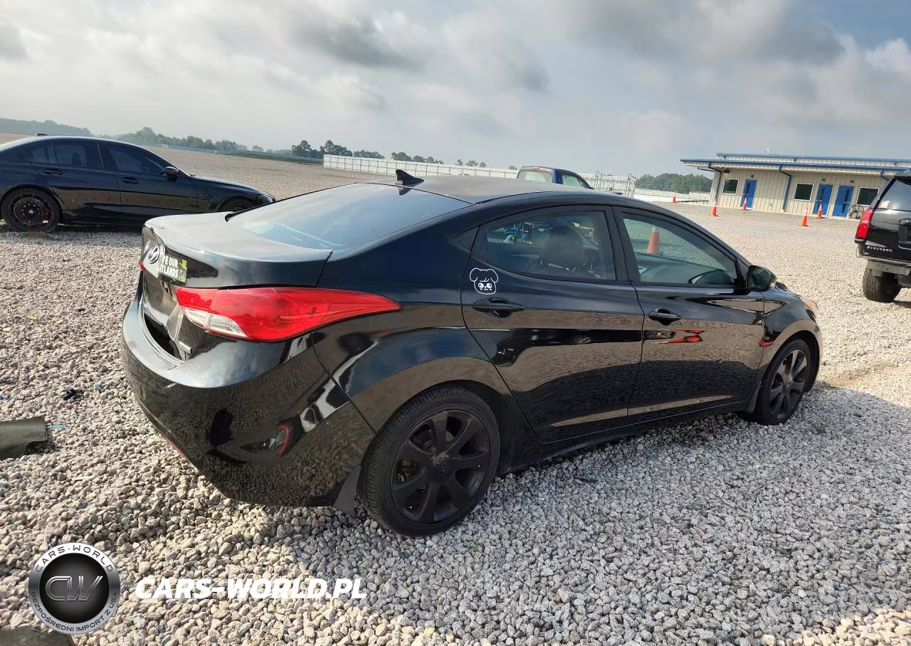 2012 Hyundai Elantra Limited VIN:5NPDH4AE6CH101787 - 3
