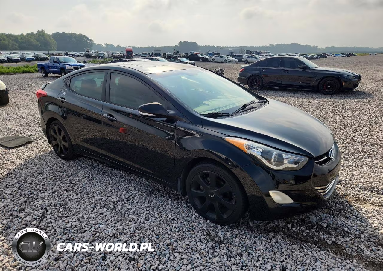 2012 Hyundai Elantra Limited VIN:5NPDH4AE6CH101787 - 4