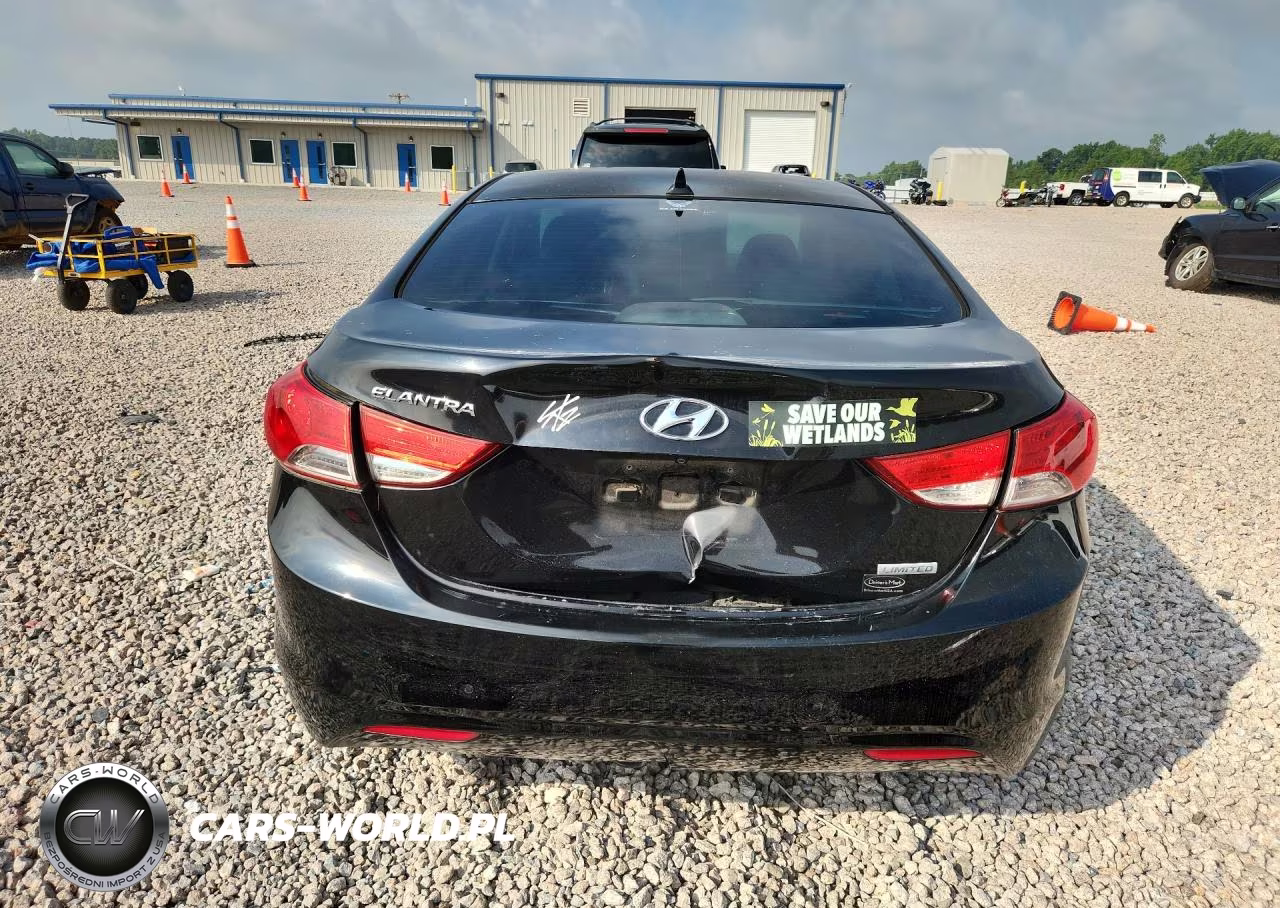 2012 Hyundai Elantra Limited VIN:5NPDH4AE6CH101787 - 6