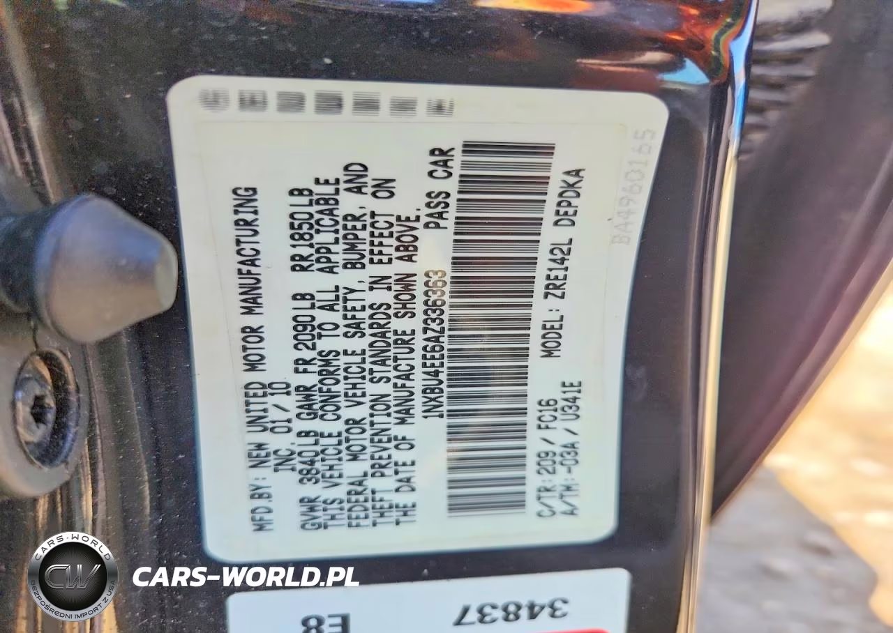 2010 Toyota Corolla Le VIN:1NXBU4EE6AZ336363 - 13