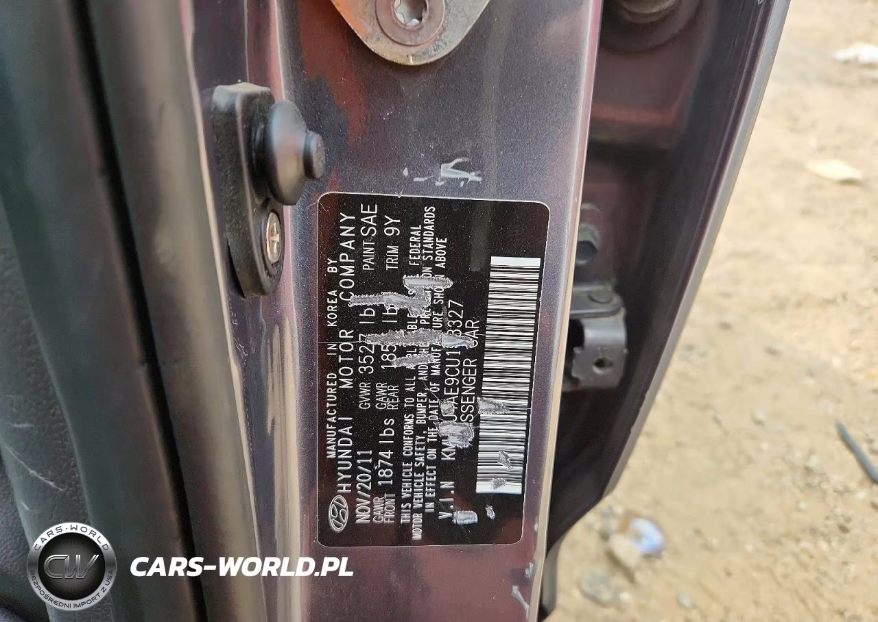 2012 Hyundai Accent Gls VIN:KMHCU4AE9CU168327 - 13