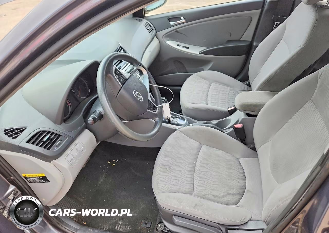 2012 Hyundai Accent Gls VIN:KMHCU4AE9CU168327 - 7