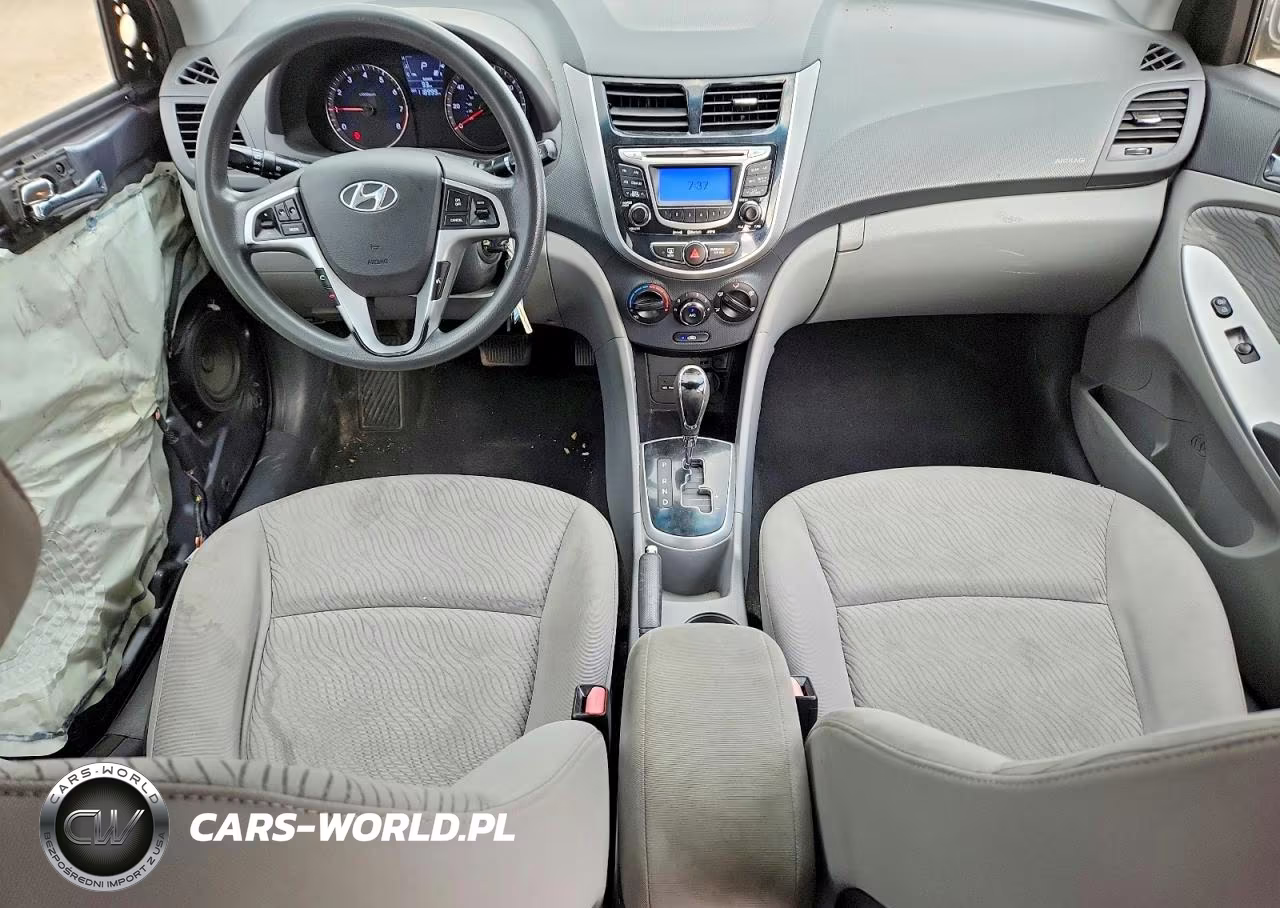 2012 Hyundai Accent Gls VIN:KMHCU4AE9CU168327 - 8