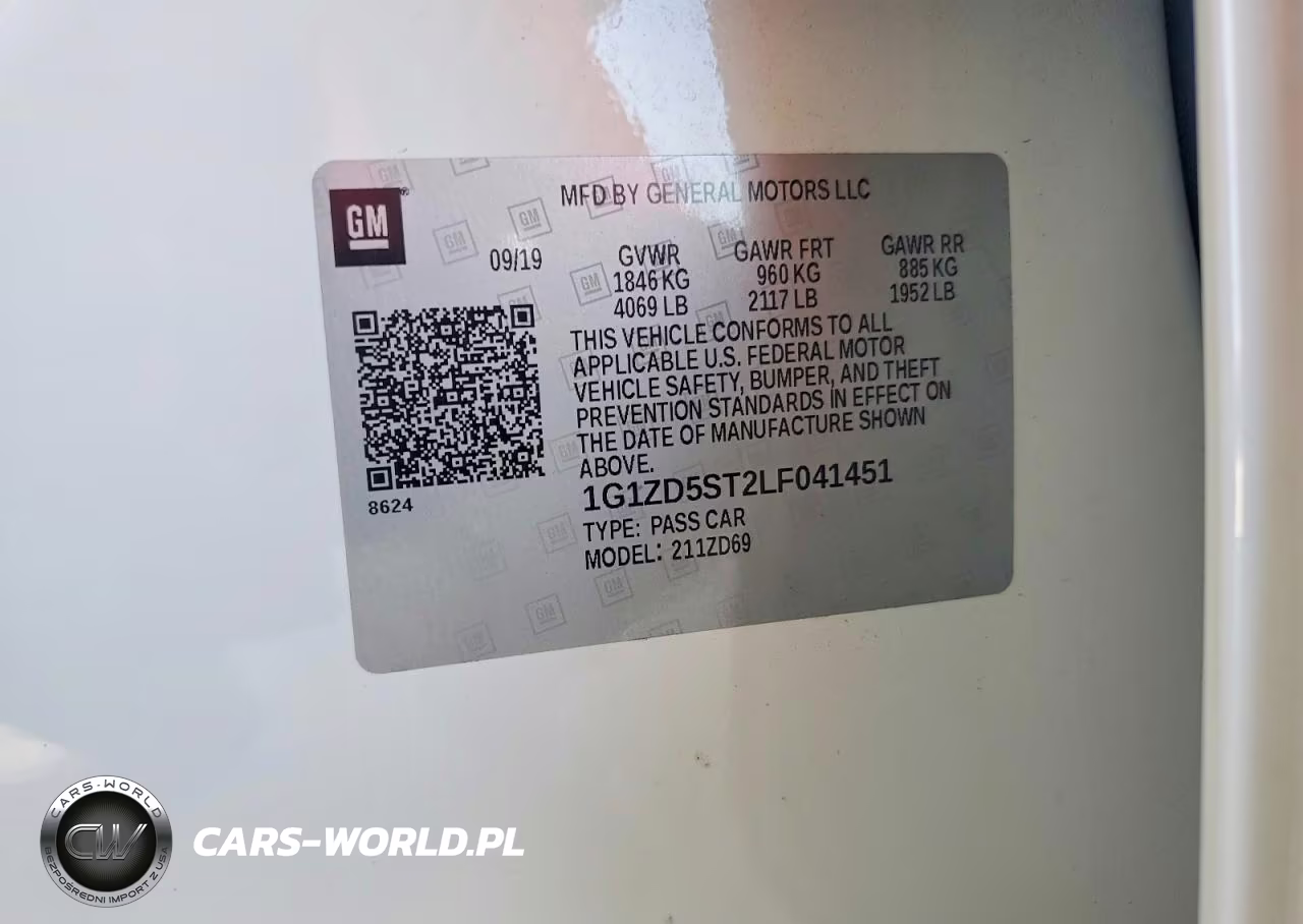 2020 Chevrolet Malibu Lt VIN:1G1ZD5ST2LF041451 - 12