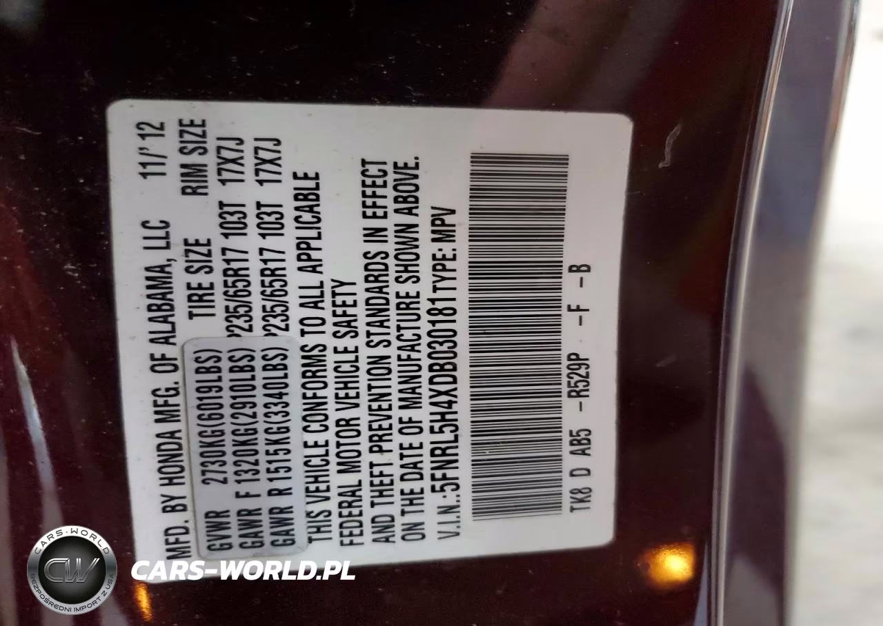 2013 Honda Odyssey Ex VIN:5FNRL5H4XDB030181 - 14