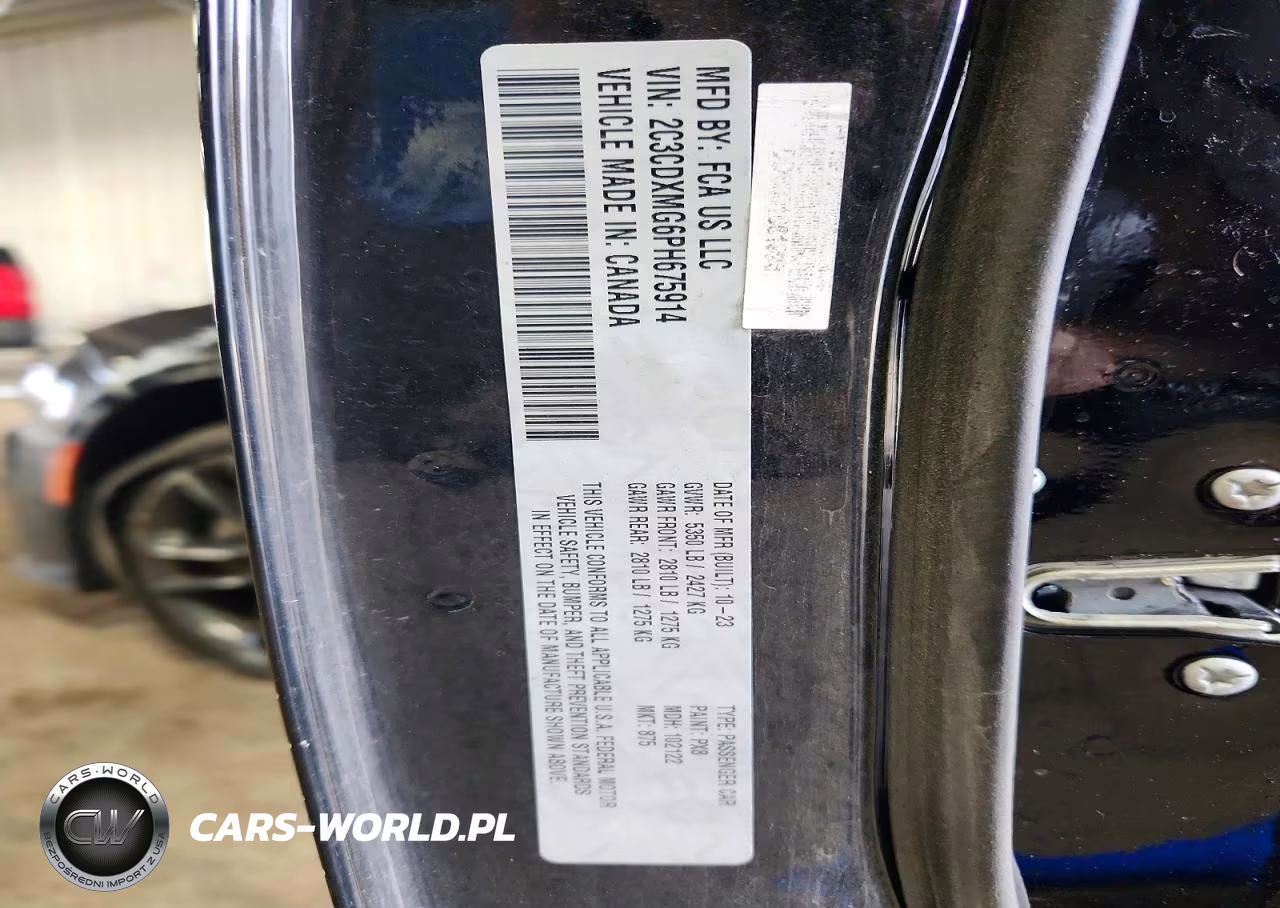 2023 Dodge Charger Gt VIN:2C3CDXMG6PH675914 - 12