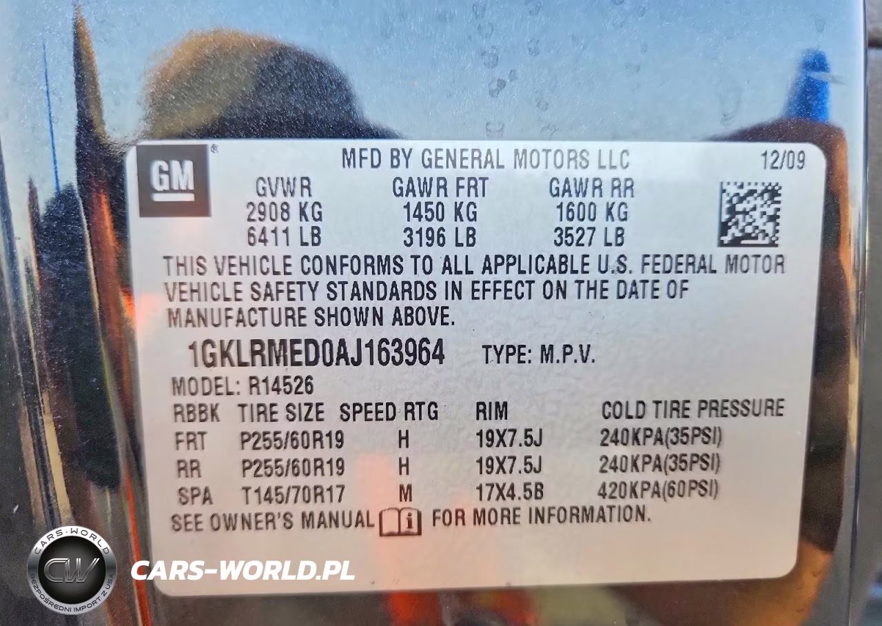 2010 GMC Acadia Slt-1 VIN:1GKLRMED0AJ163964 - 13