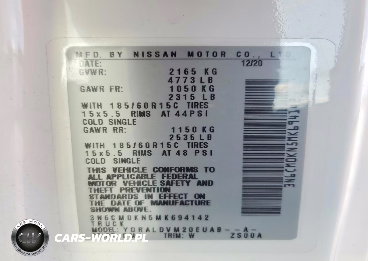 2021 Nissan Nv200 S VIN:3N6CM0KN5MK694142 - 13
