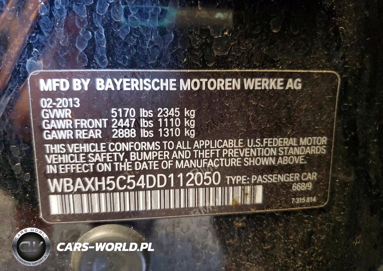 2013 BMW 528 Xi VIN:WBAXH5C54DD112050 - 12