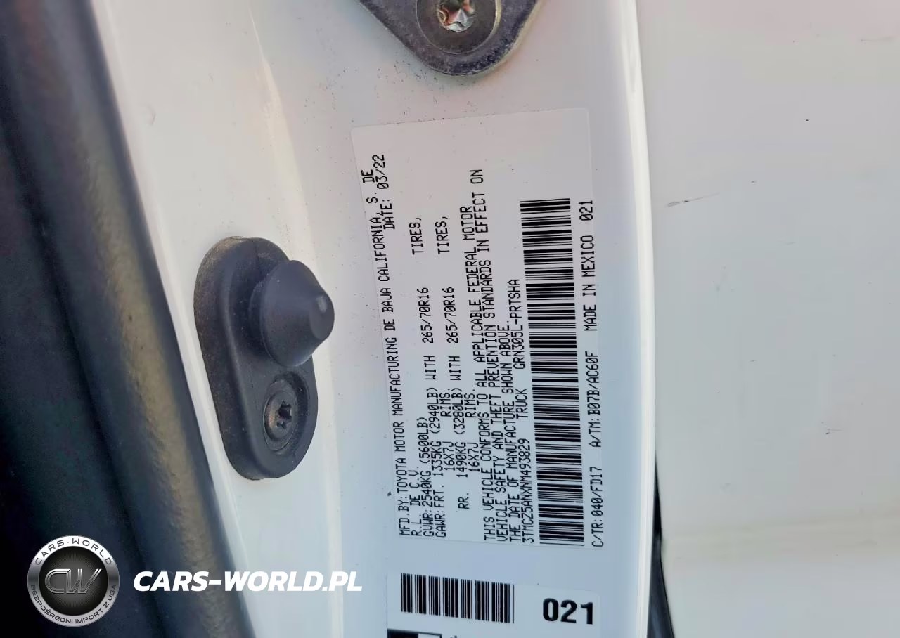 2022 Toyota Tacoma Trd Off-Road VIN:3TMCZ5ANXNM493829 - 13