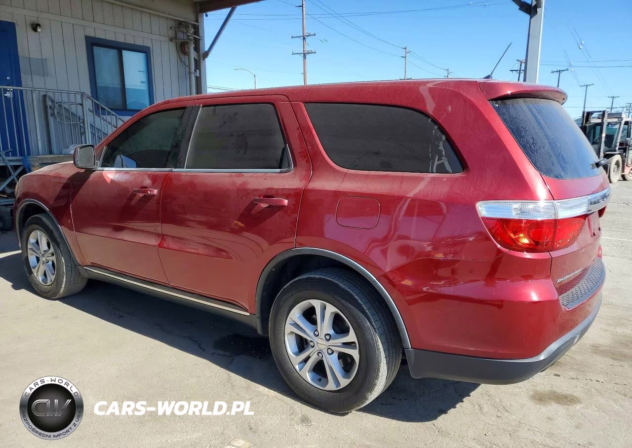 2013 Dodge Durango Sxt VIN:1C4RDHAG9DC552459 - 2