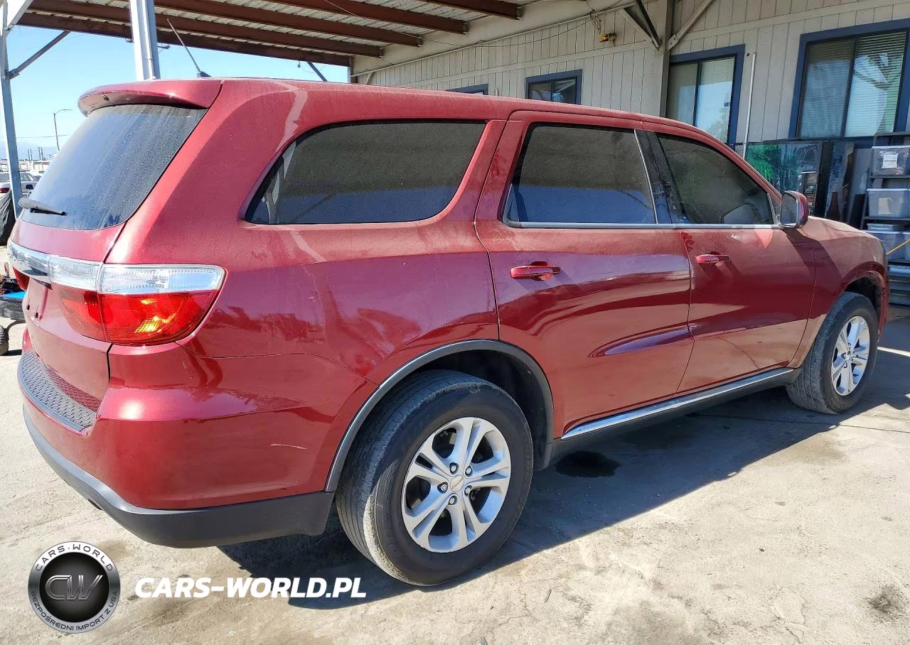2013 Dodge Durango Sxt VIN:1C4RDHAG9DC552459 - 3