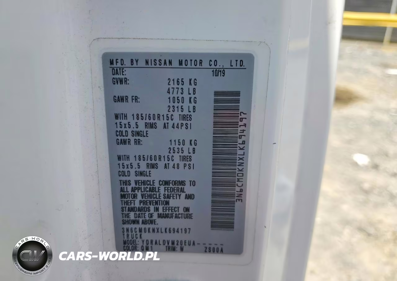 2020 Nissan Nv200 Delivery Van VIN:3N6CM0KNXLK694197 - 13