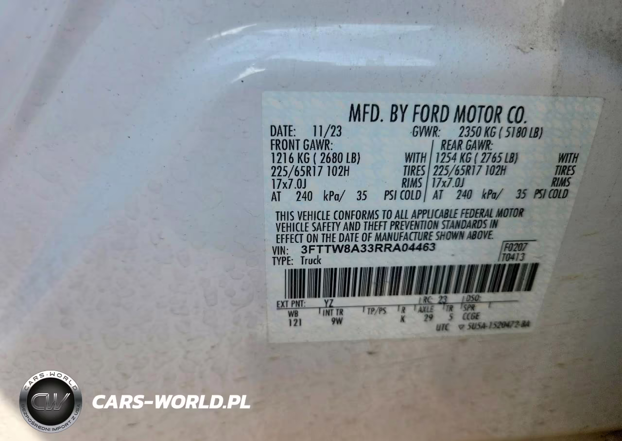 2024 Ford Maverick Xl VIN:3FTTW8A33RRA04463 - 13