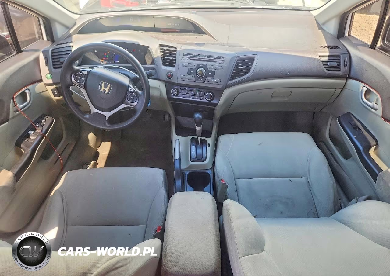 2012 Honda Civic Lx VIN:19XFB2F57CE330894 - 8