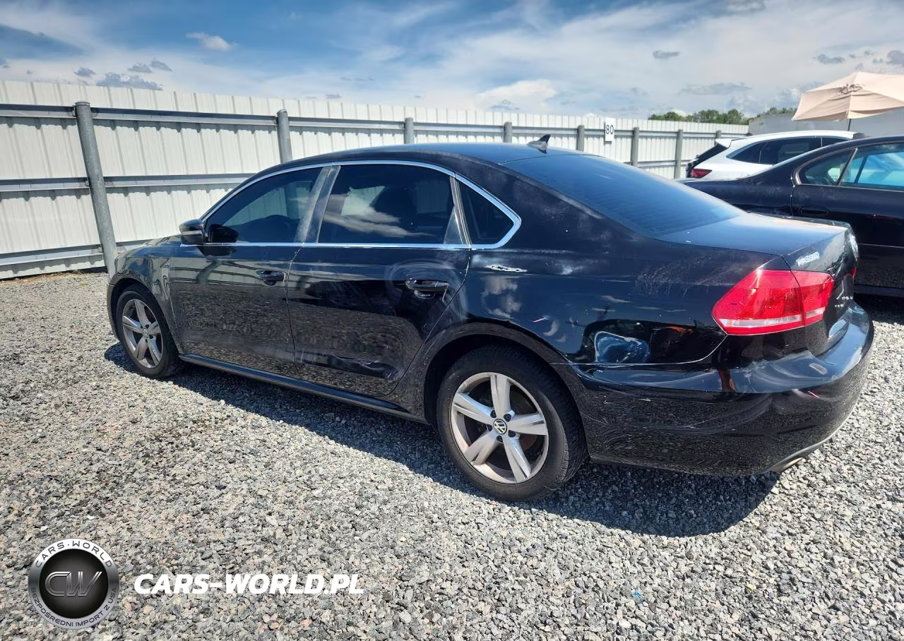 2013 Volkswagen Passat Se VIN:1VWBP7A3XDC053375 - 2