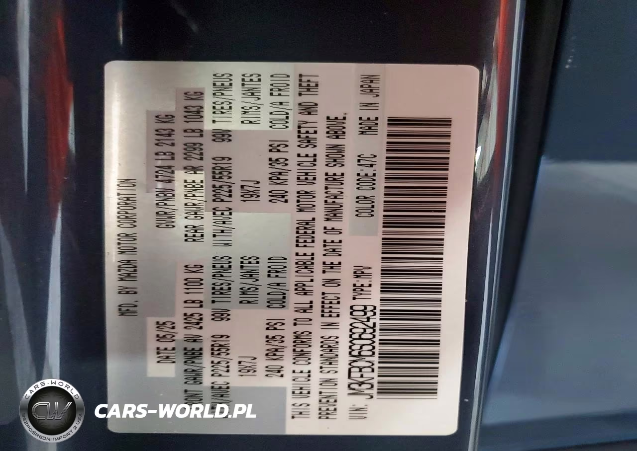 2025 Mazda Cx-5 Preferred VIN:JM3KFBCM6S0692499 - 13