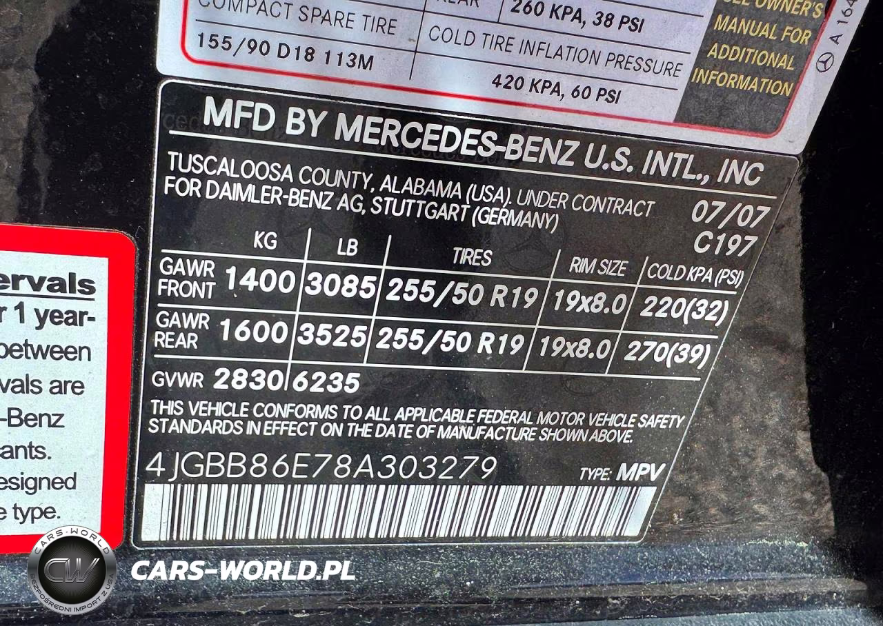 2008 Mercedes-Benz Ml 350 VIN:4JGBB86E78A303279 - 10