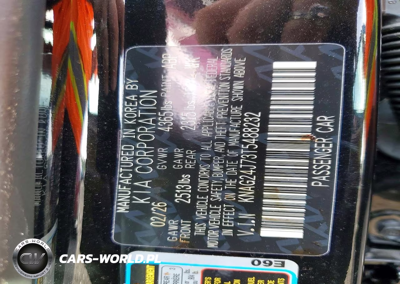 2026 Kia K5 VIN:KNAG24J73T5488232 - 12