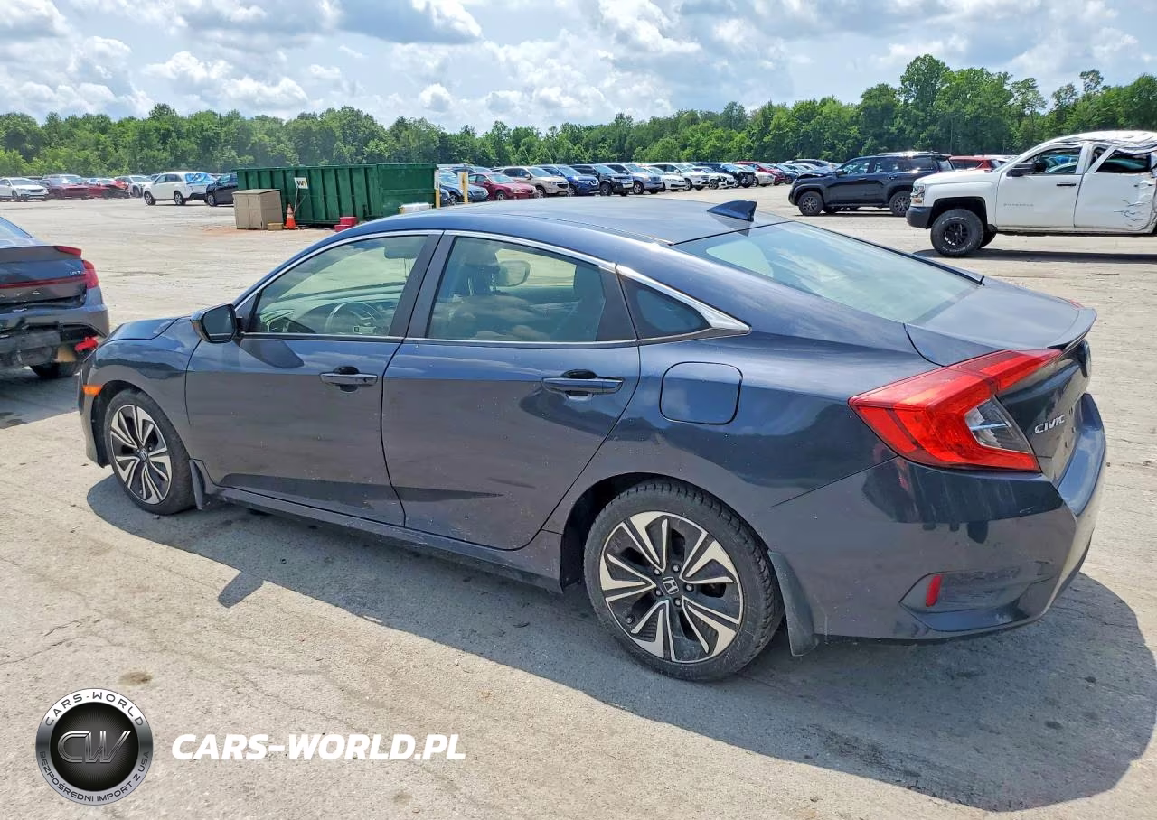 2018 Honda Civic Ex VIN:JHMFC1F85JX007960 - 2