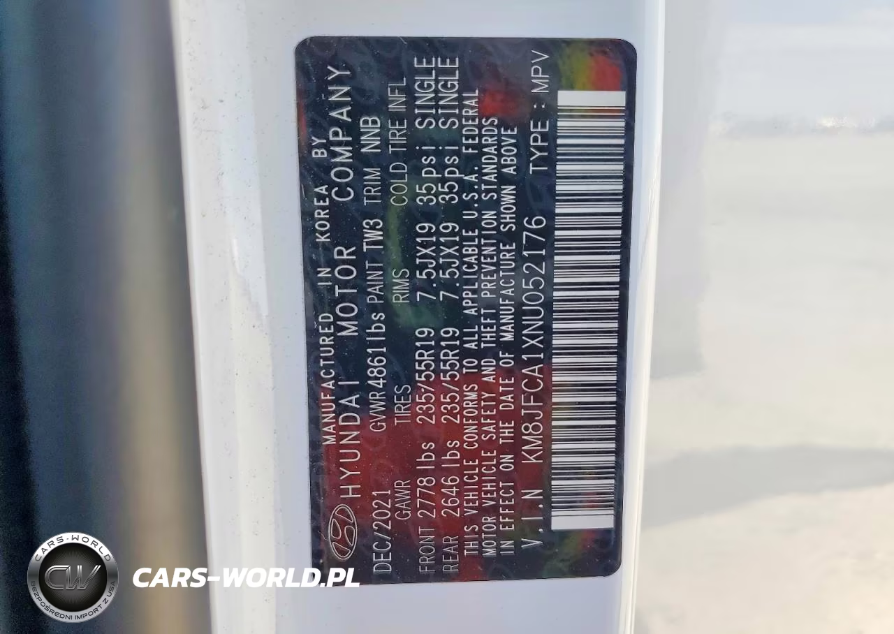 2022 Hyundai Tucson Sel Convenience VIN:KM8JFCA1XNU052176 - 12