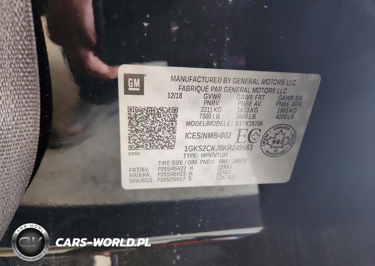 2019 GMC Yukon Denali VIN:1GKS2CKJ8KR249563 - 13