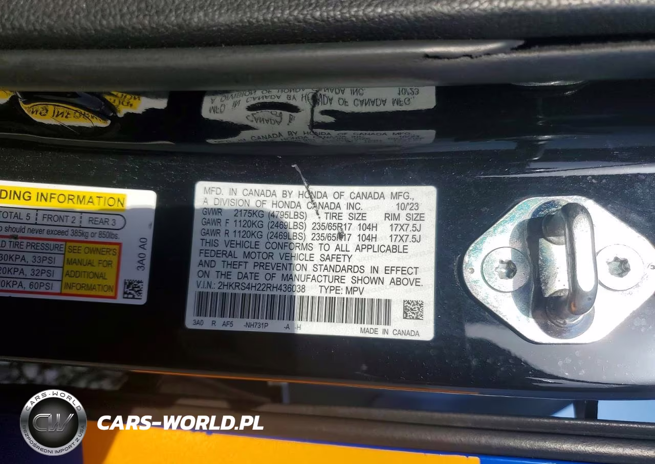 2024 Honda Crv VIN:2HKRS4H22RH436038 - 13