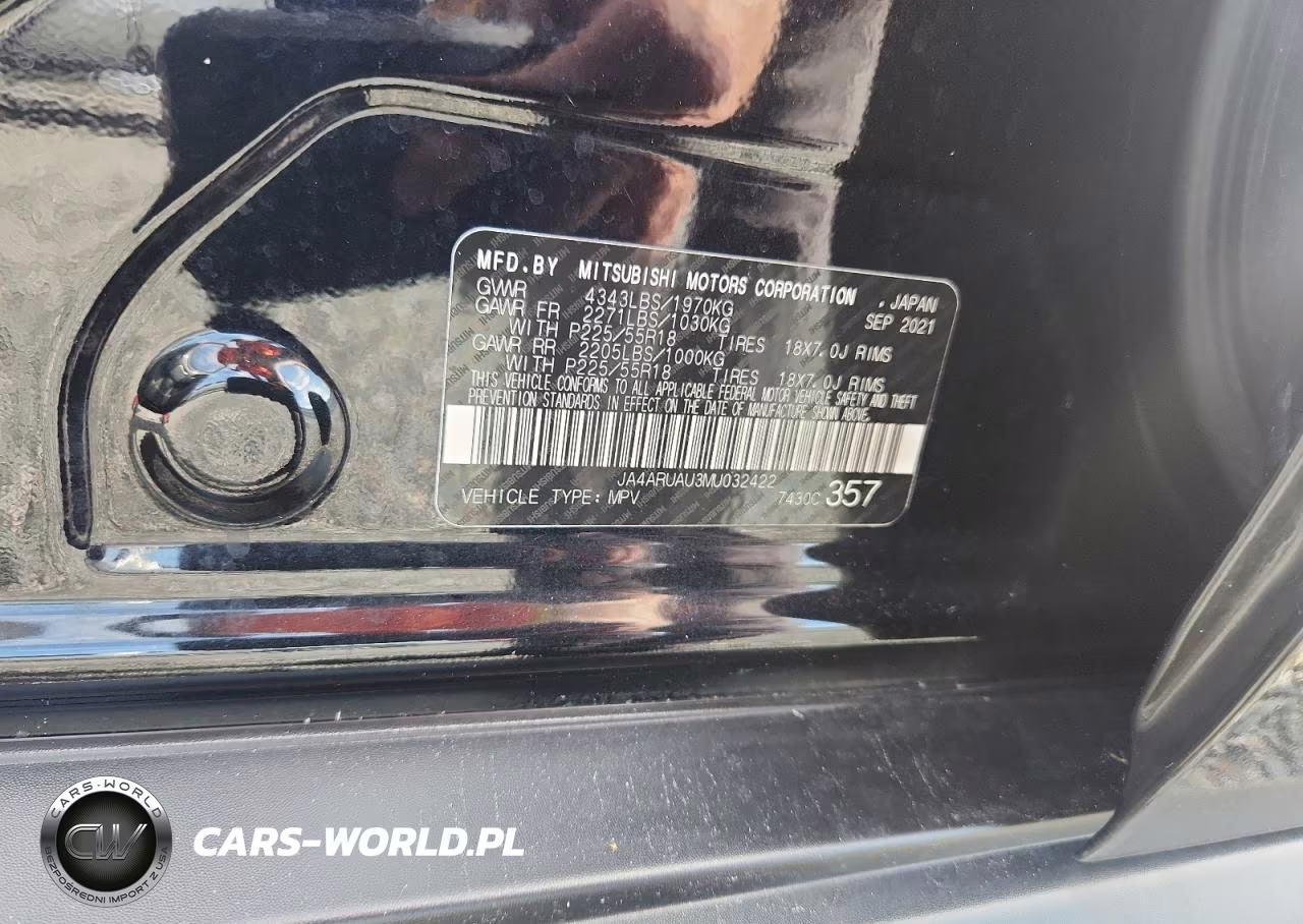 2021 Mitsubishi Outlander Sport Es VIN:JA4ARUAU3MU032422 - 13