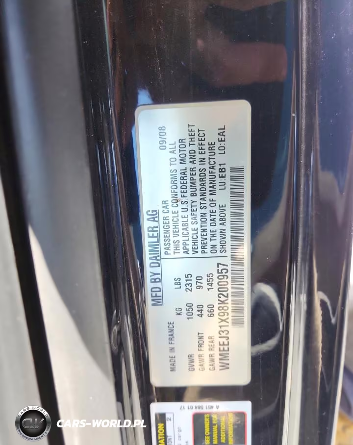 2008 Smart Fortwo Pure VIN:WMEEJ31X98K200957 - 13