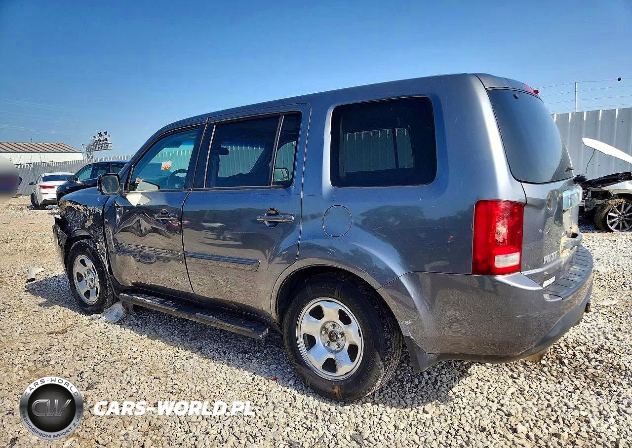 2012 Honda Pilot Exl VIN:5FNYF4H57CB024021 - 2