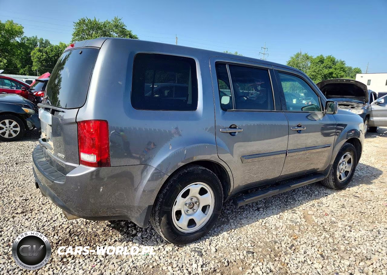 2012 Honda Pilot Exl VIN:5FNYF4H57CB024021 - 3