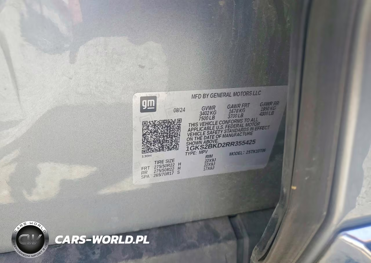 2024 GMC Yukon Slt VIN:1GKS2BKD2RR355425 - 13