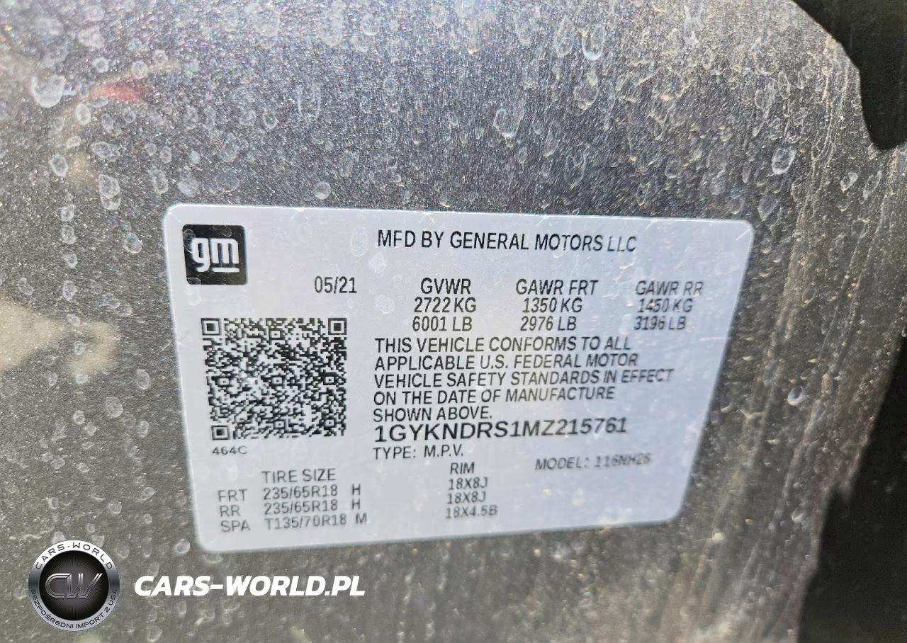 2021 Cadillac Xt5 Premium Luxury VIN:1GYKNDRS1MZ215761 - 13