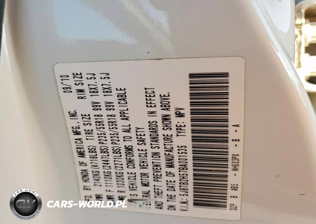 2011 Acura Rdx Technology VIN:5J8TB2H57BA001535 - 13