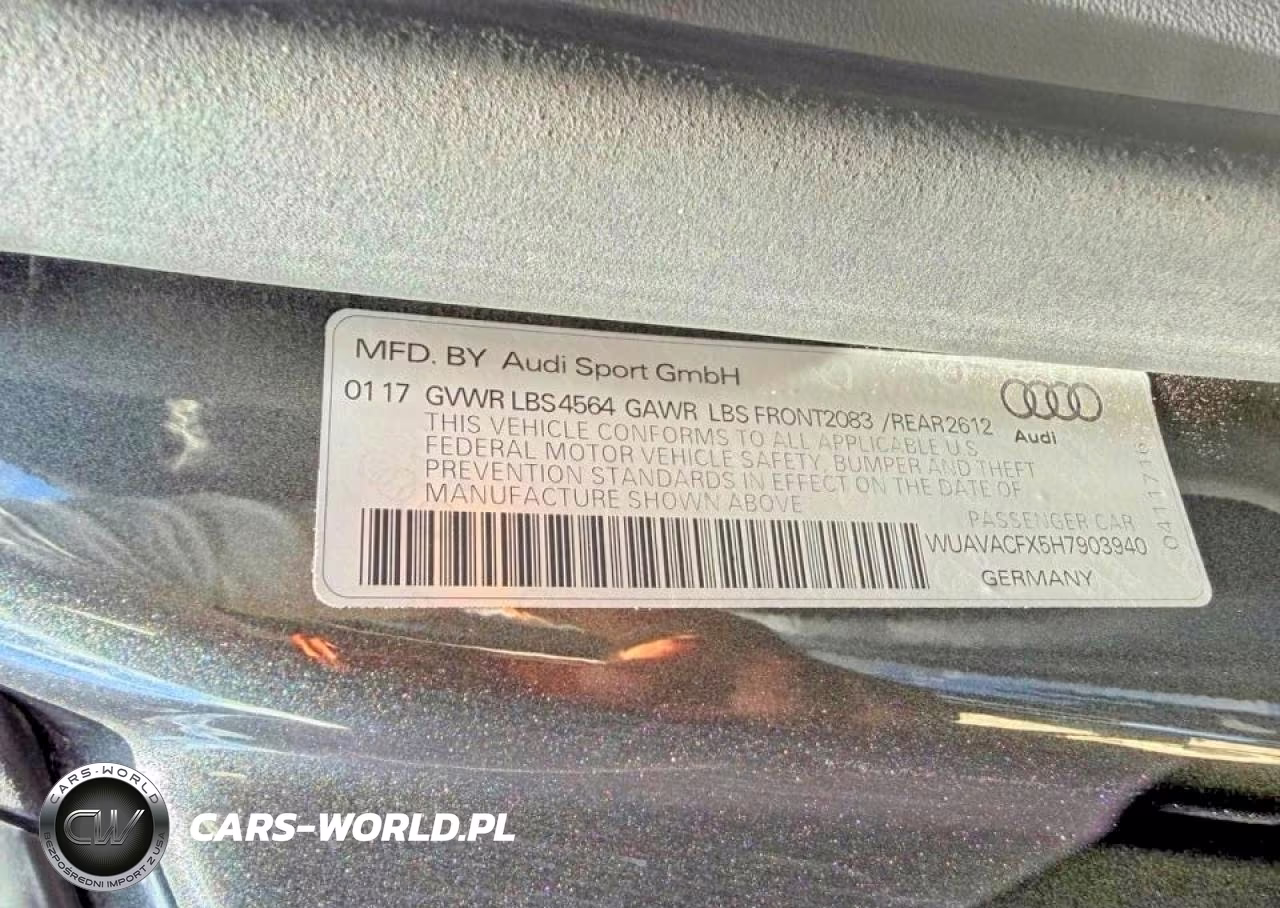 2017 Audi R8 Spyder VIN:WUAVACFX5H7903940 - 10