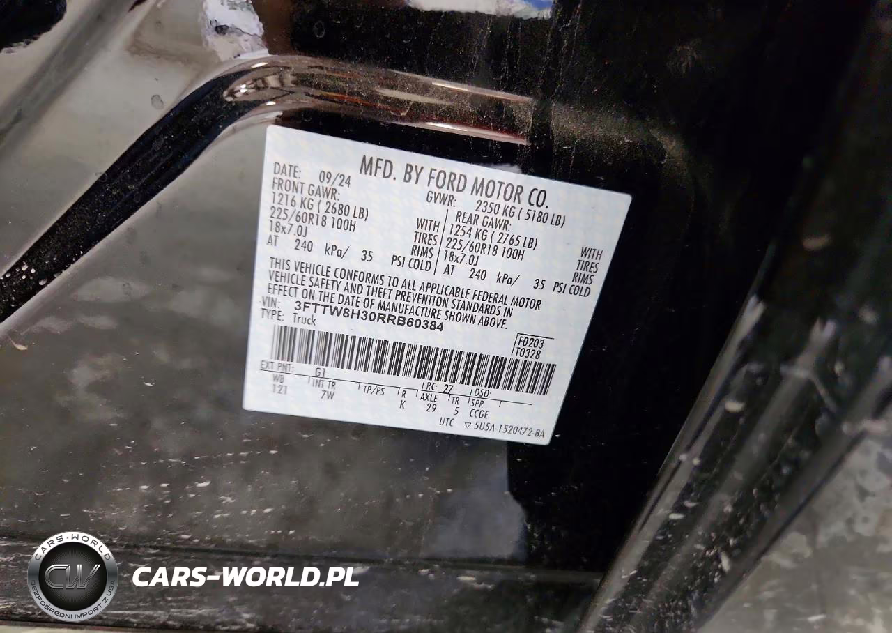 2024 Ford Maverick Xlt VIN:3FTTW8H30RRB60384 - 13