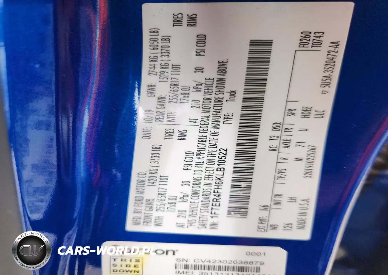 2019 Ford Ranger Xl VIN:1FTER4FH6KLB10522 - 12