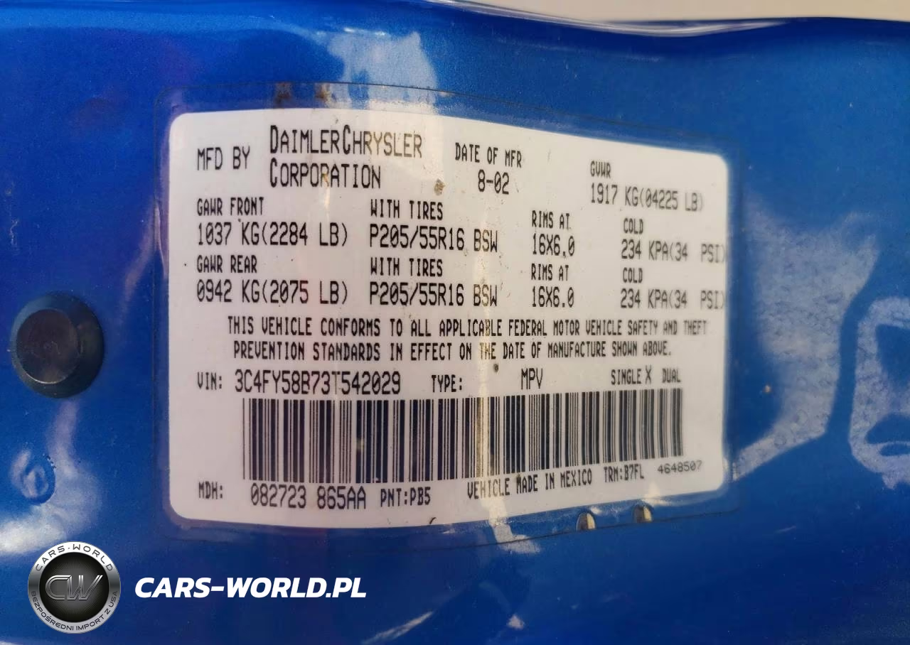 2003 Chrysler Pt Cruiser Touring VIN:3C4FY58B73T542029 - 13