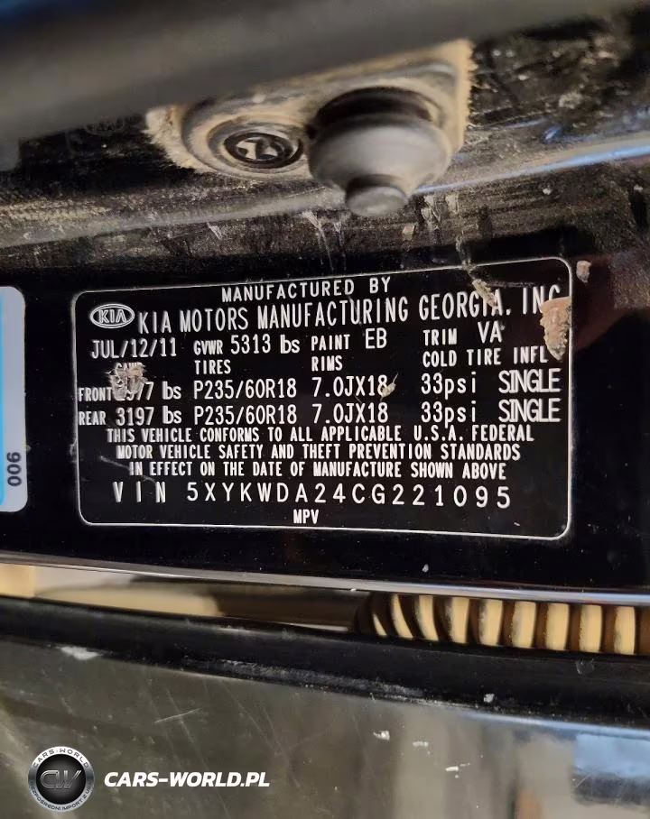 2012 Kia Sorento Sx VIN:5XYKWDA24CG221095 - 13